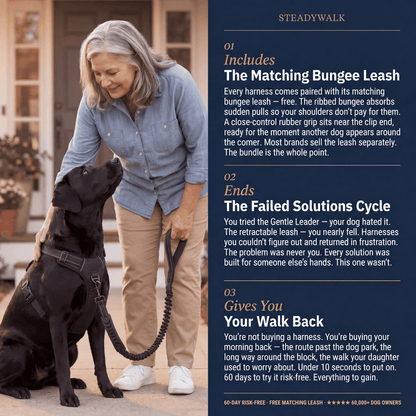 SteadyWalk No-Pull Harness Set